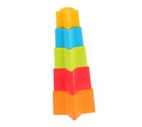 PENIKOKO 5pcs Stacking Cups for Early Development Educational Learning Interactive Plastic Nesting Cups with Detachable Bunny for Dexterity and Counting Fun