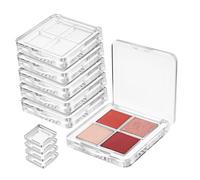 PENIKOKO 6 Pcs Empty Makeup with Tight Sealing Multi Compartment Design for Organized Storage Durable Construction Elegant Shape for Eyeshadow and Lipstick for Women