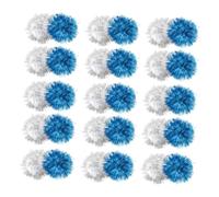 PENIKOKO 60pcs Glitter Pom Balls Cat Interactive Tinsel Crinkle Balls for Indoor Play Stress Relief and Boredom Reduction Pet Supplies