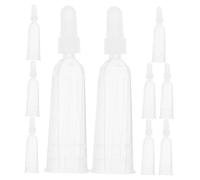 PENIKOKO 60pcs Tpe Ampule Bottle Tip Caps 2ml Liquid Vial Dispensing Replacement Caps for Beauty and Lab Use with Finger Protection Sleeve