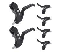 PENIKOKO 6pcs Aluminum Alloy Bicycle Brake Lever Set for Bikes High-Response Handlebar Brake Levers with Quick Installation Safety-Focused Replacement Hand Handles for Cycles