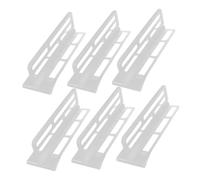 PENIKOKO 6pcs Clip Refrigerator Dividers Plastic Partition Boards for Kitchen Fridge Organization Adjustable Fridge Separators for Daily Use and Tidy Storage