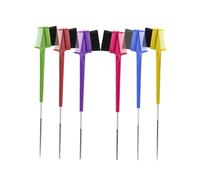 PENIKOKO 6pcs Double-ended Eyebrow Brushes Brow Comb Makeup Tools Lash Comb Multifunctional Pp Handle for Women Suitable for Eyebrow Tinting and Detangling Random Color