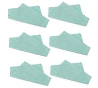 PENIKOKO 6Pcs High Density Coral Fleece Face Towels Small Square Reusable Makeup Cleansing Cloths Soft Absorbent Facial Cleaning Wipes for Women
