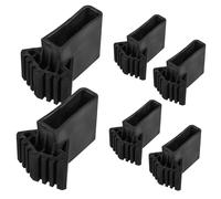 PENIKOKO 6pcs Ladder Non-Slip Feet Pads Replacement Extension Ladder Leg Protective Covers Rubber Anti-Slip Accessories for Safe Step Use