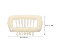 PENIKOKO 6pcs Pet Hair Clips for Small Dogs and Cats, Snap Barrettes Hairpins for Puppies, Beige Dog Grooming Accessories for Maltese, Yorkshire, Bichon Frise