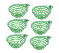 PENIKOKO 6pcs Pigeon Nesting Bowls Comfortable and Secure Breeding Nest for Small Parrots and Finches Bird Nesting for Incubation and Raising Healthy Birds