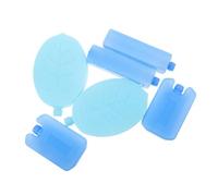 PENIKOKO 6pcs Reusable Ice Packs for Cooler Bags Compact Portable Freezer Blocks for Shipping Perishables Cooling Gel Packs for Camping Picnic Outdoor Use