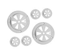 PENIKOKO 6pcs Stainless Steel Oven Vent Filters for Heat Control Grill Vent Covers with Enhanced Heat Resistance Fit for Bbq Smoker Range Hood and Microwave Appliances