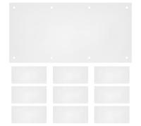 PENIKOKO 8-hole Detachable Washable Pet Cage Liner Urine Splash Guard Panel for Small Animals, Rabbit and Guinea Pig Pee Protection Scatter Guard, Single Piece