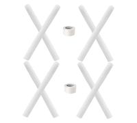 PENIKOKO 8pcs Dog Ear Standing Tool Foam Support Rods with Adhesive Tape for Puppy Ear Correction Lightweight Pet Accessory for Doberman and Small Dogs