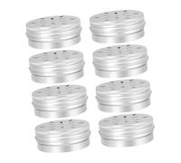 PENIKOKO 8pcs Dog Training Scent Box Jar Holder for Scent Work Cases Tin Canister Lids for Agility Nose Training
