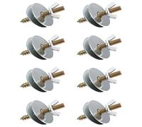 PENIKOKO 8pcs M6x50 Bird Cage Fixing Screw Kit with Washers Double-ended Screws for Bird Perch and Breeding Box Pet Cage Accessories for Budgie Maintenance