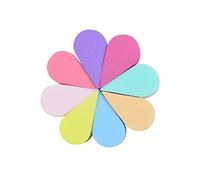 PENIKOKO 8pcs Natural Biodegradable Petal Shaped Facial Cleaning Sponges for Gentle Skin Care Suitable for All Skin Types Makeup Removal and Daily Facial Cleansing Mixed Colors