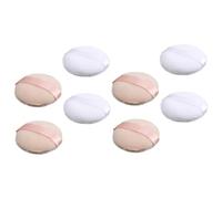 PENIKOKO 8Pcs Soft Flocking Makeup Powder for Loose Powder Face Makeup Puff Skin-friendly Round Cosmetic Applicators Dual Color Comfortable Touch and Fine Workmanship