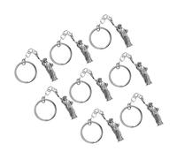 PENIKOKO 8pcs Statue of Liberty Keychain Patriotic American Goddess Pendant Decorative Bag Charm for Independence Day Party Souvenir and Carnival Prizes
