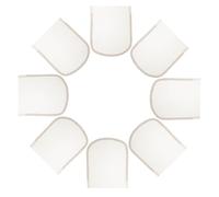 PENIKOKO 8pcs Wig Making Net Base Flexible Lace Closure Mesh Cap Brown Comfortable Elastic Wig Bottom Net for Beginners Reinforced Stitching Repair Accessories