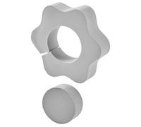 PENIKOKO Absorbent Flower-Shaped Kitchen Sponge Scrubber for Sink and Bathroom Mirror Cleaning, Supple Gray Water-Absorbing Scrub Brush, 1pcs Kitchen and Bathroom Cleaning Tool