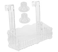 PENIKOKO Acrylic Hollow Fish Tank Plant Holder Hanging Aquarium Planter Cup with Suction Cups and Hooks Transparent Water Plant Container for Healthy Aquatic Growth and Decorative Fish Tank