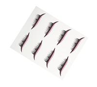PENIKOKO Adhesive Eye Line Sticker 4 Pairs Waterproof Glitter Eye Line Strip Temporary Eyeliner Decal for Women Daily Makeup