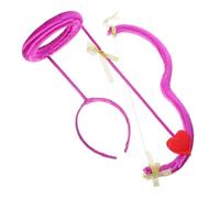 PENIKOKO Angel Ring Headband Cupid Bow and Cupid Arrow Cute Party Headband for Cosplay Costume Supplies for Valentines Day Role Play Scenario