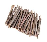 PENIKOKO Apple Sticks Hamsters Treats Toys Small Animals Wooden Pet Chew Molar Wood Rod For Guinea Pigs Rabbits Chinchillas Squirrels 200 G Coffee