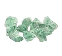 PENIKOKO Aquarium Stones Ice Green Crystal Rocks for Betta Fish Tank Landscaping Decorative Pebbles for Aquascaping Garden and Ornament Wear-resistant Gravel for DIY Craft and Plant Pots