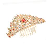 PENIKOKO Authentic Thai Ethnic Princess Tiara Crown Comb Lightweight Vintage Chinese Style Hairpin Headpiece for Brides Bridesmaids Wedding Festival Hair Accessories