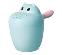 PENIKOKO Baby Shampoo Cup and Shower Water Ladle, Multifunctional Plastic Bath Spoon with Animal Design for Infant Hair Rinse, Bathtime Essential for Gentle Baby Shower Care