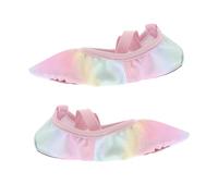 PENIKOKO Ballet Shoes for Sole Breathable Comfortable Dance Shoes for Ballet Gymnastics Yoga Stylish Gradient Pink Soft Sole Slippers for Stage Performance