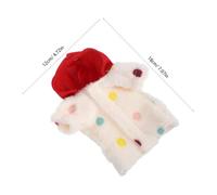 PENIKOKO Bearded Dragon Outfit Cotton Jacket for Small Lizards Lightweight Breathable Reptile Costume with Hood for Daily Adventures and Cool Weather Photo Prop