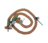 PENIKOKO Bird Parrot Rope Perch Climbing Stand for Parrots Chewing Toy for Cage for Foot Exercise and Playtime Activities