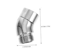 PENIKOKO Brass Shower Connector Swivel Ball Adapter for Handheld and Fixed Showerheads Quick Connect Union Design for Flexible Installation and Secure Fit Compatible with Shower Arms and