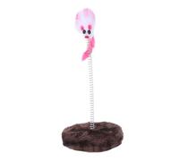 PENIKOKO Cat Tumbler Toy Plush Mouse Design Interactive Spring Toy for Indoor Cats and Kittens Engaging Fun for Active Playtime