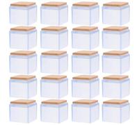 PENIKOKO Chair Leg Covers with Pvc and Felt Material 20pcs and Table Feet Protectors Protects Chair and Table Legs from Damage and Scratches Suitable for Office and Bookstore Floors