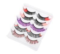 PENIKOKO Chemical Eyelashes Mix D Curl Russian Style Dramatic False Eyelashes for Festival Makeup Soft Look Extensions Tool