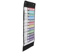 PENIKOKO Clear Oxford Schedule Hanging Bag with Reinforced Edges Daily Planner Organizer for Wall and Door Multifunctional Calendar Pocket Chart for Task and Appointment Management