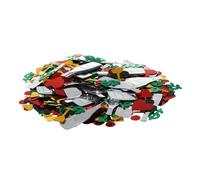 PENIKOKO Creative Poker Theme Plastic Confetti for Las Vegas Party Decoration Pack with Cards and Glass Shapes Reusable Table Scatter for Events and Holiday Celebrations