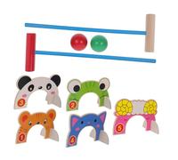 PENIKOKO Croquet Ball with Cartoon Animal Design Preschool for Outdoor Family Play Bright Colors for Early Animal Recognition and Athletic Skill Development