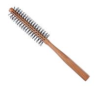 PENIKOKO Cylindrical Comb for Personal Hair Comb Wooden Hairdressing for Curly Hair Use As Styling for Curling Brush Needs for Curl Creation Without Heat