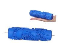 PENIKOKO Decorative Paint Roller for Walls Rubber Texture Pattern Roller for Smooth Application Durable Printmaking Tool Compatible with Various Wall Surfaces Easy to Clean