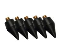 PENIKOKO Diamond Art Pen Wax Tips Refill 5pcs Double-headed Gem Picker Tool for Nail DIY Craft Black Dotting Pen Wax Refills for Rhinestone Application