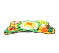 PENIKOKO Dog Snuffle Mat Slow Feeder Foraging Mat Bone-shaped Washable Pet Supply Scent Training Food Enrichment Household Settings