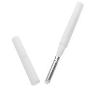 PENIKOKO Double Cap Eyeliner Stamp Brush with Silicone Tip Handle Versatile Eyeshadow and Brow Powder Applicator for Effortless Winged Eye Makeup