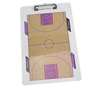 PENIKOKO Double Sided Basketball Coaching Board with Full and Half Court Design Portable PVC Whiteboard Clipboard for Coaches Strategy Planning Tool for Basketball Training and Game