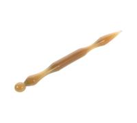 PENIKOKO Ear Acupuncture Pen Dual Head Portable Acupressure Tool for Facial Reflexology Meridian Massage Natural Ox Horn Chinese Medicine Device for Pressure Point Therapy