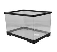 PENIKOKO Elegant Aquarium Tank for Betta Fish Desktop Turtle Tank Acrylic Construction Home Office Decor