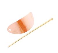 PENIKOKO Elegant Oval Alloy Hair Clip for Women and Geometric Hairpin Hair Decor for Stylish Updos and Buns Simple Chic Headdress for Everyday and Special Occasions
