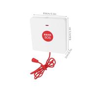 PENIKOKO Emergency Alarm Device Wall-mounted Emergency Fire Bathroom Pull Cord Alarm Wall-mounted Call Button Pull Station