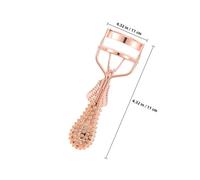 PENIKOKO Ergonomic Rose Gold Eyelash Curler Handheld Curling Tool Lightweight Portable for Makeup with Curved Design Suitable for Various Eye Shapes